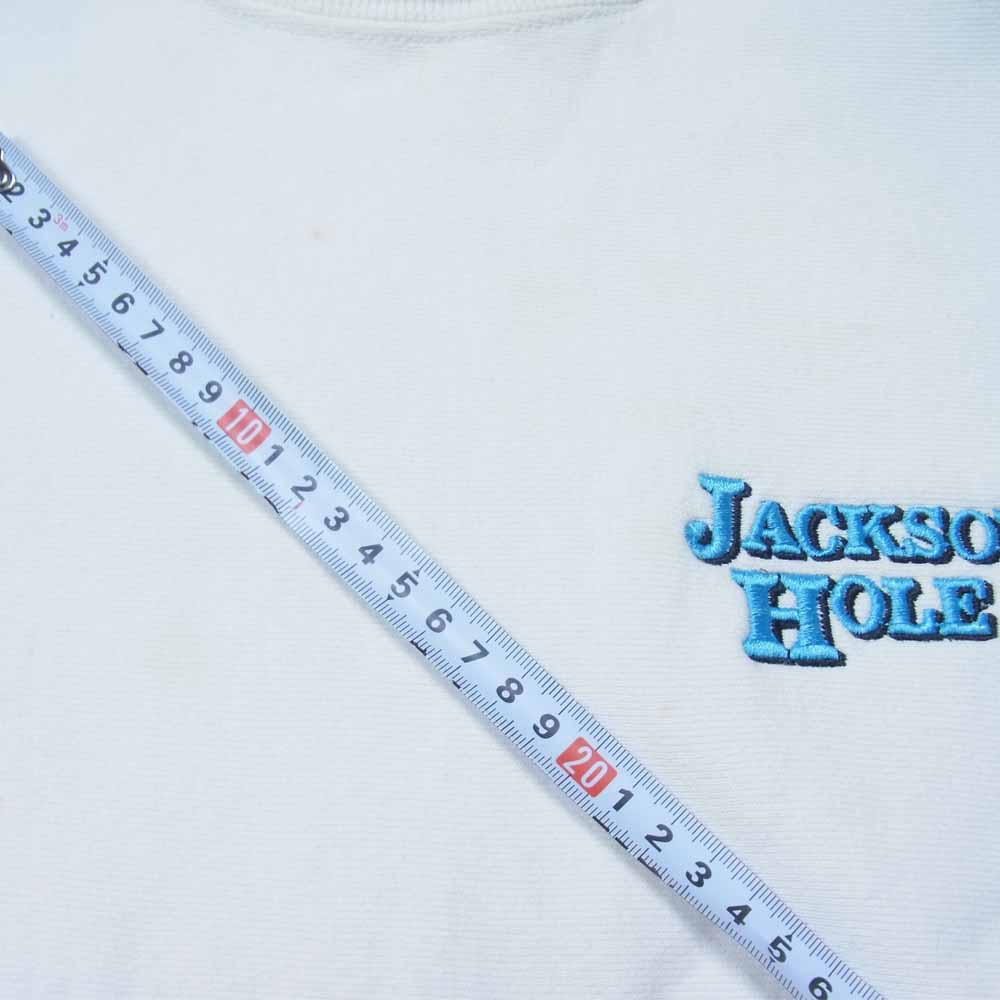 Champion チャンピオン ヴィンテージ 90s 刺繍タグ リバースウィーブ クルー スウェット ホワイト系 L【中古】