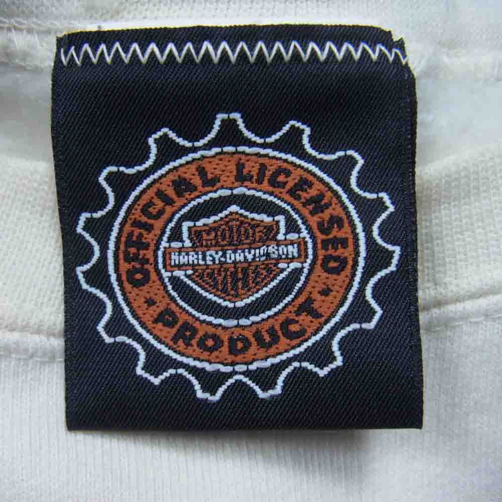 HARLEY DAVIDSON ハーレーダビッドソン ヴィンテージ 刺繍 スウェット オフホワイト系 XL【中古】