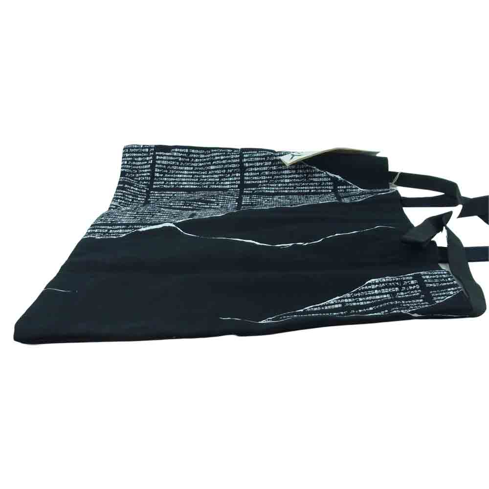 Yohji Yamamoto ヨウジヤマモト GroundY Soseki Natsume C/Cross print tote bag クロス プリント トート バッグ ブラック系【新古品】【未使用】【中古】