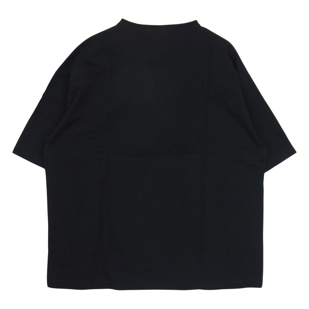 Yohji Yamamoto ヨウジヤマモト GroundY GN-T55-076 Logo print Tshirt ロゴ プリント Tシャツ ブラック系 4【新古品】【未使用】【中古】