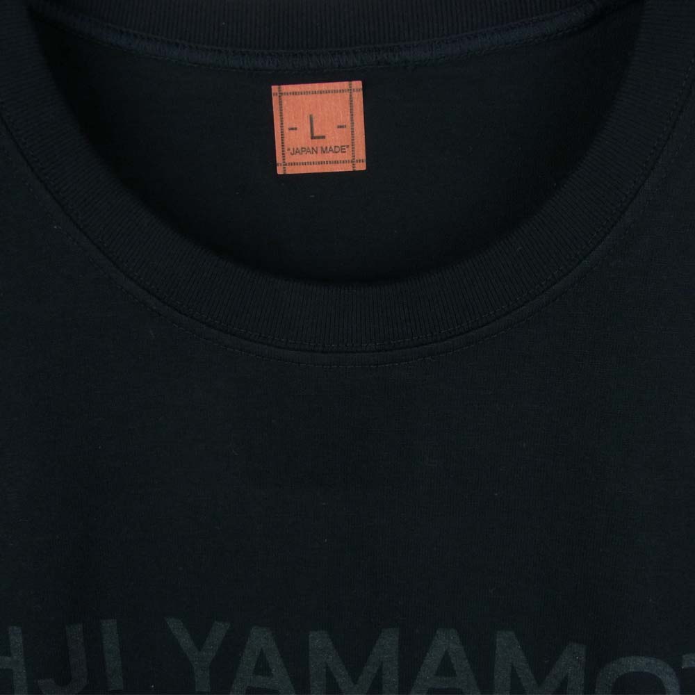 Yohji Yamamoto ヨウジヤマモト UH-T29-006 S'YTE 20/CottonJersey Black Is Modest Message T-Shirt メッセージ 半袖 Tシャツ ブラック系 L 4【新古品】【未使用】【中古】