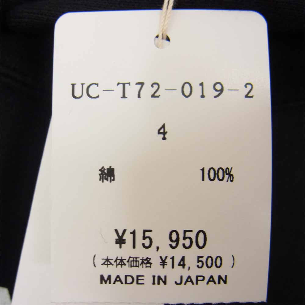 Yohji Yamamoto ヨウジヤマモト S'YTE UC-T72-019 French Terry Stitch Work Message＆Crow Hoodie プルオーバー パーカー ブラック系 4【新古品】【未使用】【中古】