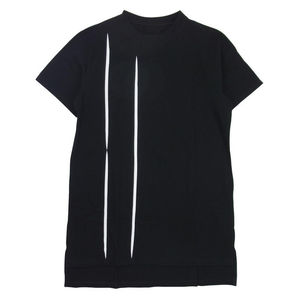 Yohji Yamamoto ヨウジヤマモト GroundY GT-T23-040 Cutting Blade Short Sleeves Cut Sew カッティング ブレード 辻斬り 半袖 カットソー ブラック系 3【新古品】【未使用】【中古】