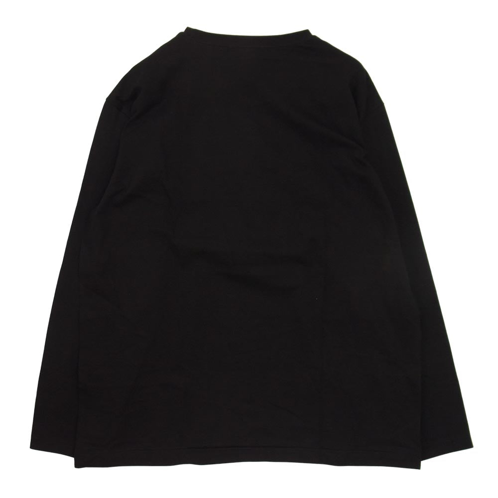 Yohji Yamamoto ヨウジヤマモト Y's ワイズ YK-T52-979 2PIECES T-SHIRTS 2ピース プリント Tシャツ ブラック系 ホワイト系 4【新古品】【未使用】【中古】