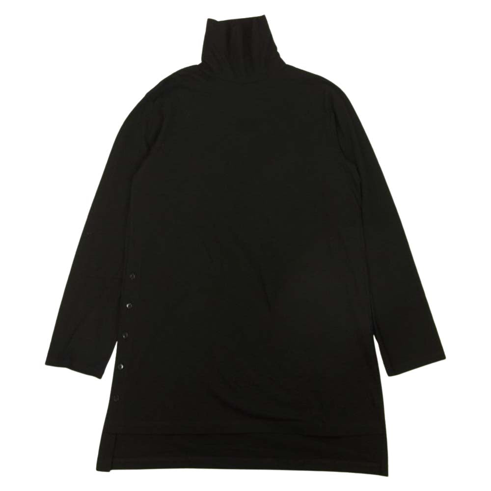 Yohji Yamamoto ヨウジヤマモト GroundY GR-T28-040 ビッグタートル 30 コットン ジャージー カットソー ブラック系 3【新古品】【未使用】【中古】