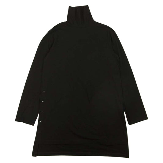 Yohji Yamamoto ヨウジヤマモト GroundY GR-T28-040 ビッグタートル 30 コットン ジャージー カットソー ブラック系 3【新古品】【未使用】【中古】