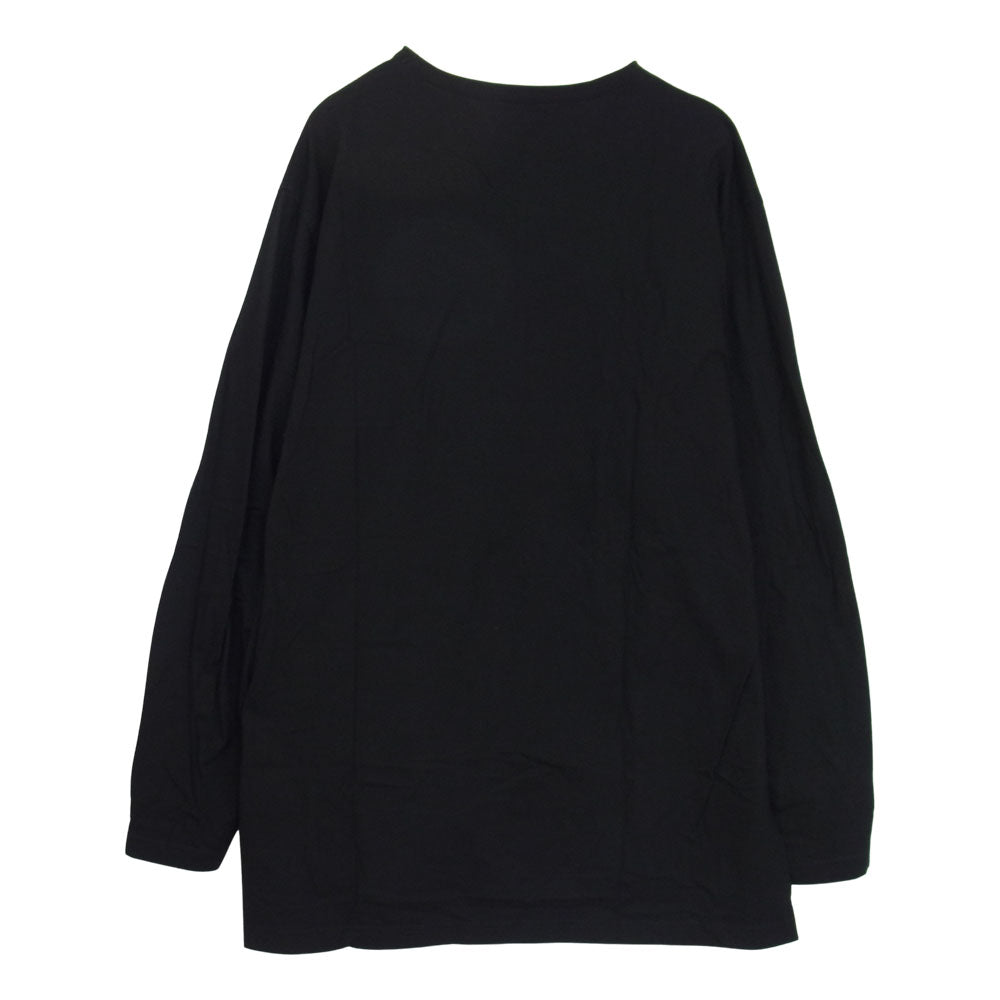 Yohji Yamamoto ヨウジヤマモト GroundY GR-T19-004 Square T long sleeve スクエア ロング スリーブ Tシャツ ブラック系 3【新古品】【未使用】【中古】