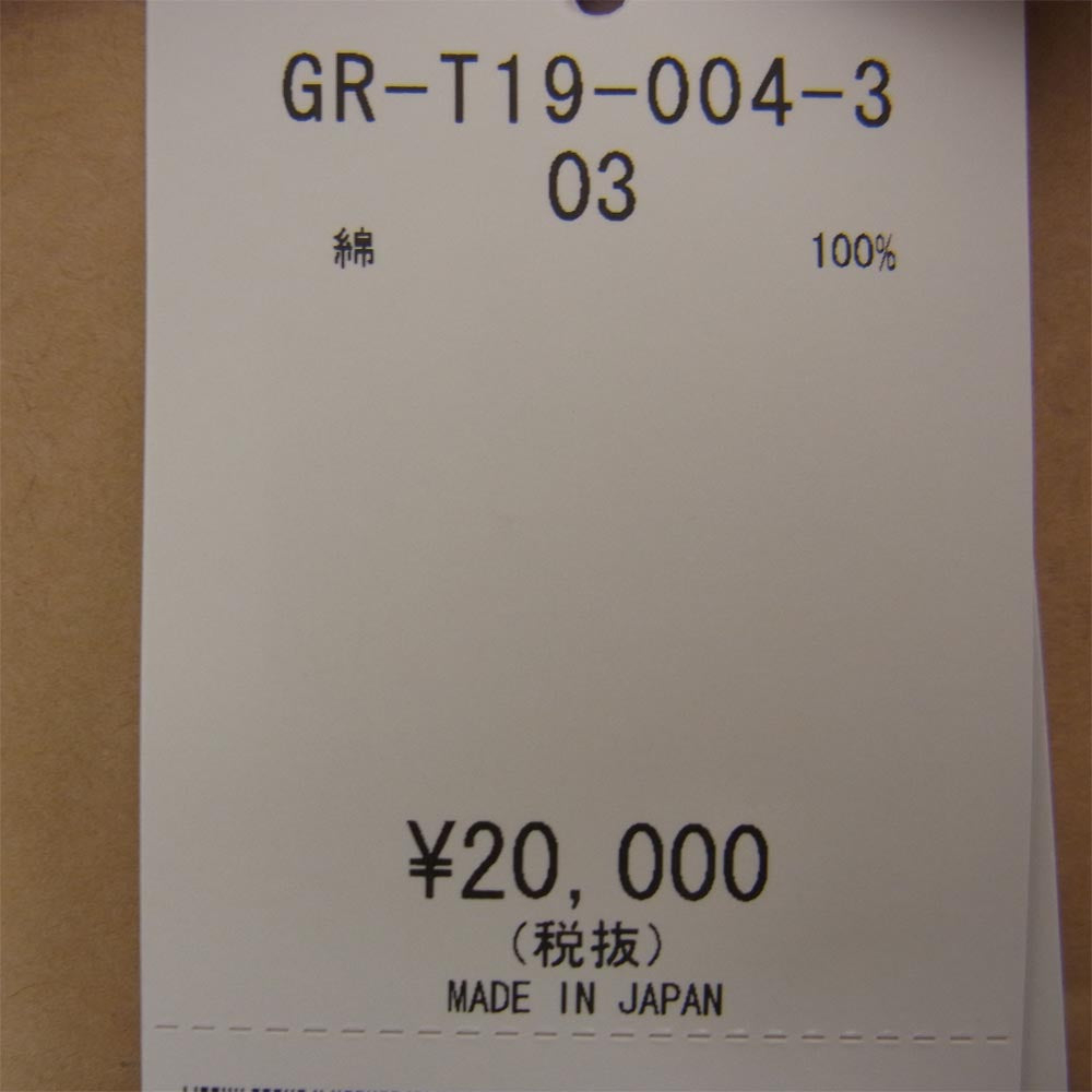 Yohji Yamamoto ヨウジヤマモト GroundY GR-T19-004 Square T long sleeve スクエア ロング スリーブ Tシャツ ブラック系 3【新古品】【未使用】【中古】