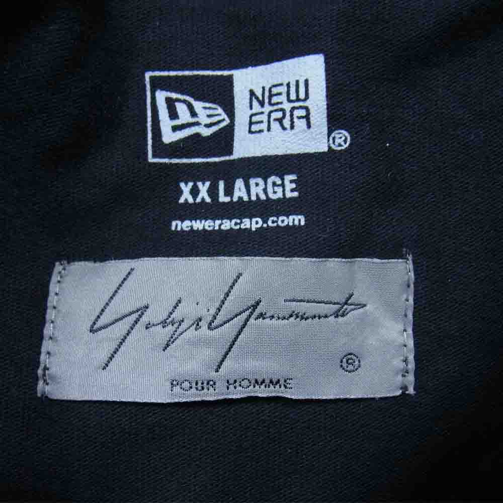 Yohji Yamamoto ヨウジヤマモト × NewEra ニューエラ HN-T97-081 COTTON TEE シグネチャー ロゴ コットン Tシャツ ブラック系 6【新古品】【未使用】【中古】