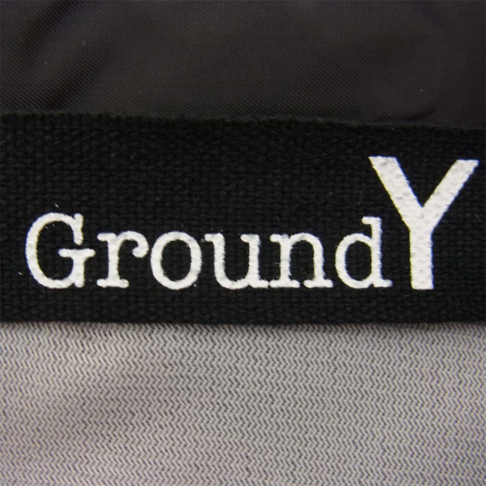 Yohji Yamamoto ヨウジヤマモト GroundY GA-J53-600 Logo print coach jacket ロゴ プリント コーチ ジャケット ブラック系 3【新古品】【未使用】【中古】
