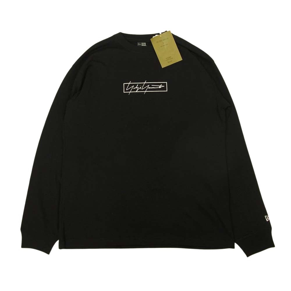 Yohji Yamamoto ヨウジヤマモト × NewEra ニューエラ HX-T83-984 BOX LOGO PRINT LONG SLEEVES ブラック系 6【新古品】【未使用】【中古】