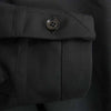 Yohji Yamamoto ヨウジヤマモト GroundY GA-B06-100 TW ギャバジン バック ロング レングス シャツ ブラック系 03【新古品】【未使用】【中古】