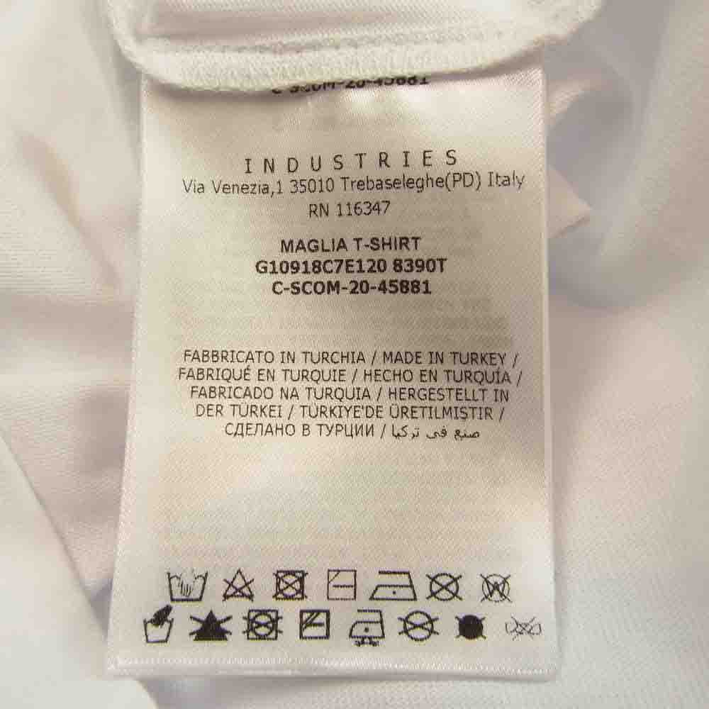 MONCLER モンクレール 国内正規品 MAGLIA T-SHIRT ロゴプリント トリコロール Tシャツ 白 ホワイト系 L【新古品】【未使用】【中古】