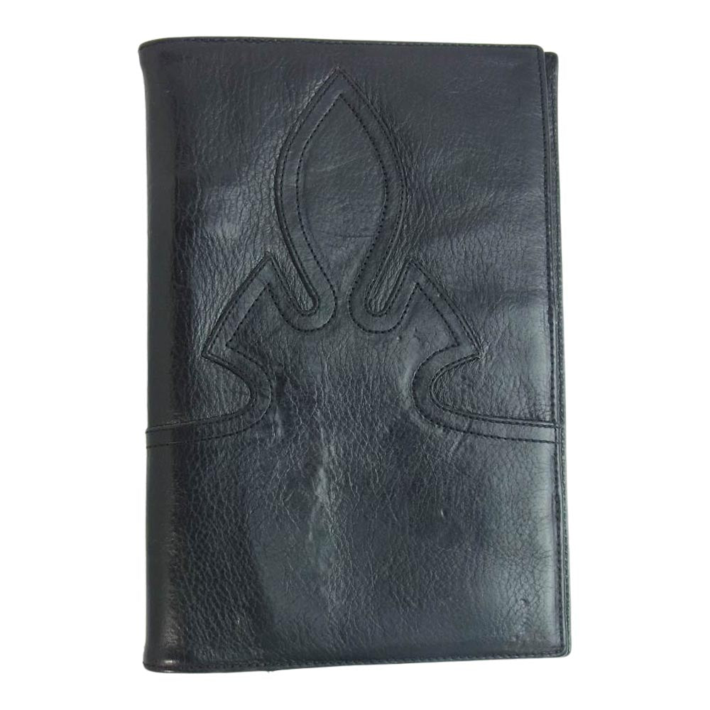 CHROME HEARTS クロムハーツ（原本無） フレアニー LS ノートパッド アジェンダ 手帳カバー ブラック系【中古】