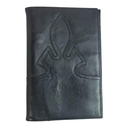 CHROME HEARTS クロムハーツ（原本無） フレアニー LS ノートパッド アジェンダ 手帳カバー ブラック系【中古】