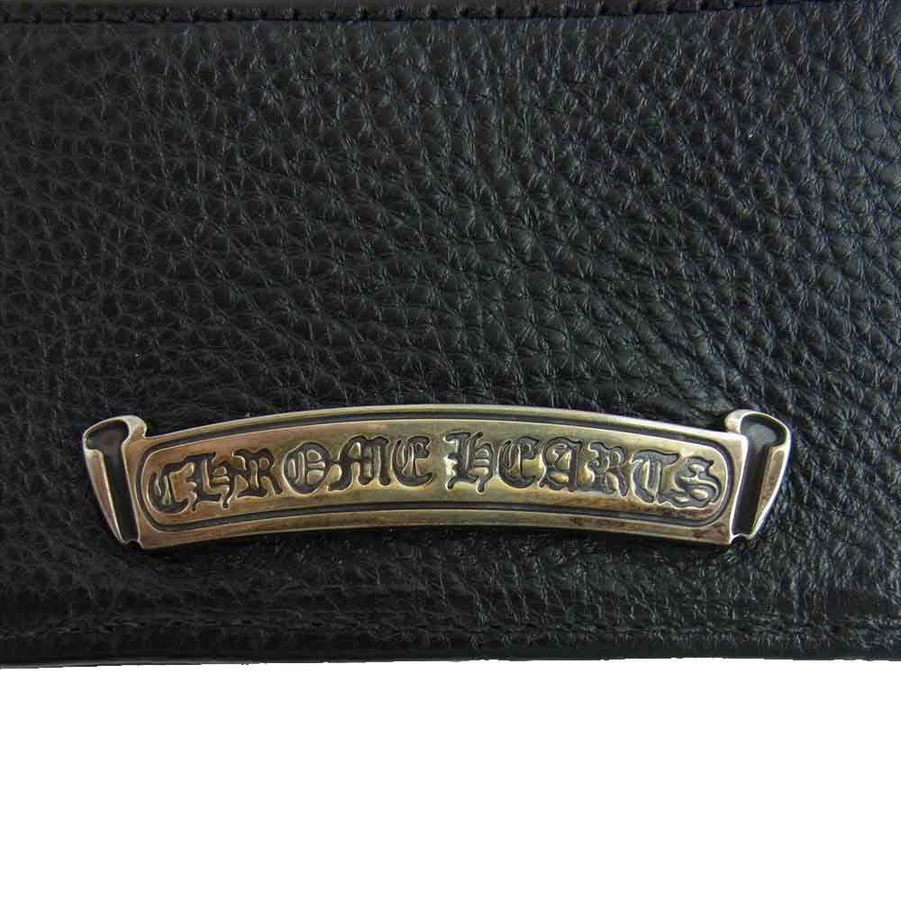 CHROME HEARTS クロムハーツ（原本無） フレアニー LS ノートパッド アジェンダ 手帳カバー ブラック系【中古】