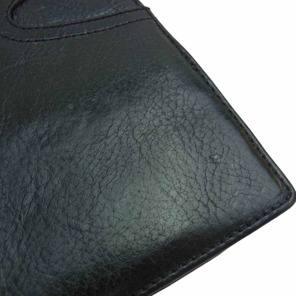 CHROME HEARTS クロムハーツ（原本無） フレアニー LS ノートパッド アジェンダ 手帳カバー ブラック系【中古】