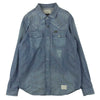 NEIGHBORHOOD ネイバーフッド 131OANH-SHM01 DEAD WOOD デニム ウエスタン 長袖 シャツ インディゴブルー系 グレイッシュブルー系 M【中古】