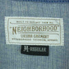 NEIGHBORHOOD ネイバーフッド 131OANH-SHM01 DEAD WOOD デニム ウエスタン 長袖 シャツ インディゴブルー系 グレイッシュブルー系 M【中古】