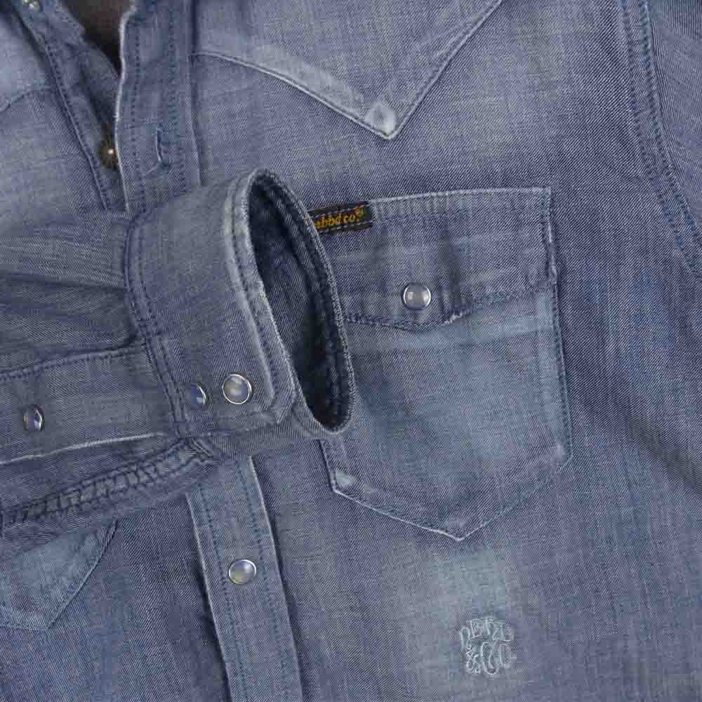 NEIGHBORHOOD ネイバーフッド 131OANH-SHM01 DEAD WOOD デニム ウエスタン 長袖 シャツ インディゴブルー系 グレイッシュブルー系 M【中古】