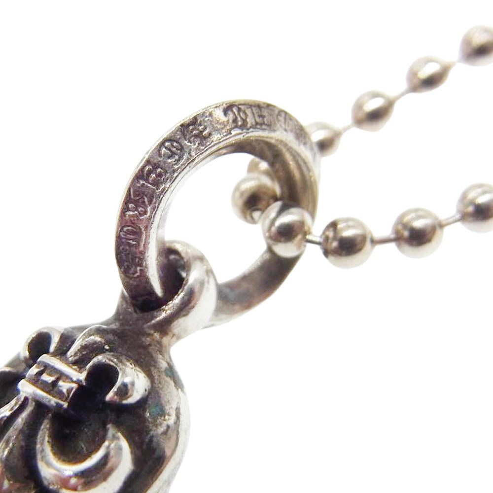 CHROME HEARTS クロムハーツ（原本無） 1BALL BS FLEUR 1ボール BSフレア チャーム 6Pアフターダイヤ シルバー系【中古】