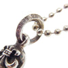 CHROME HEARTS クロムハーツ（原本無） 1BALL BS FLEUR 1ボール BSフレア チャーム 6Pアフターダイヤ シルバー系【中古】