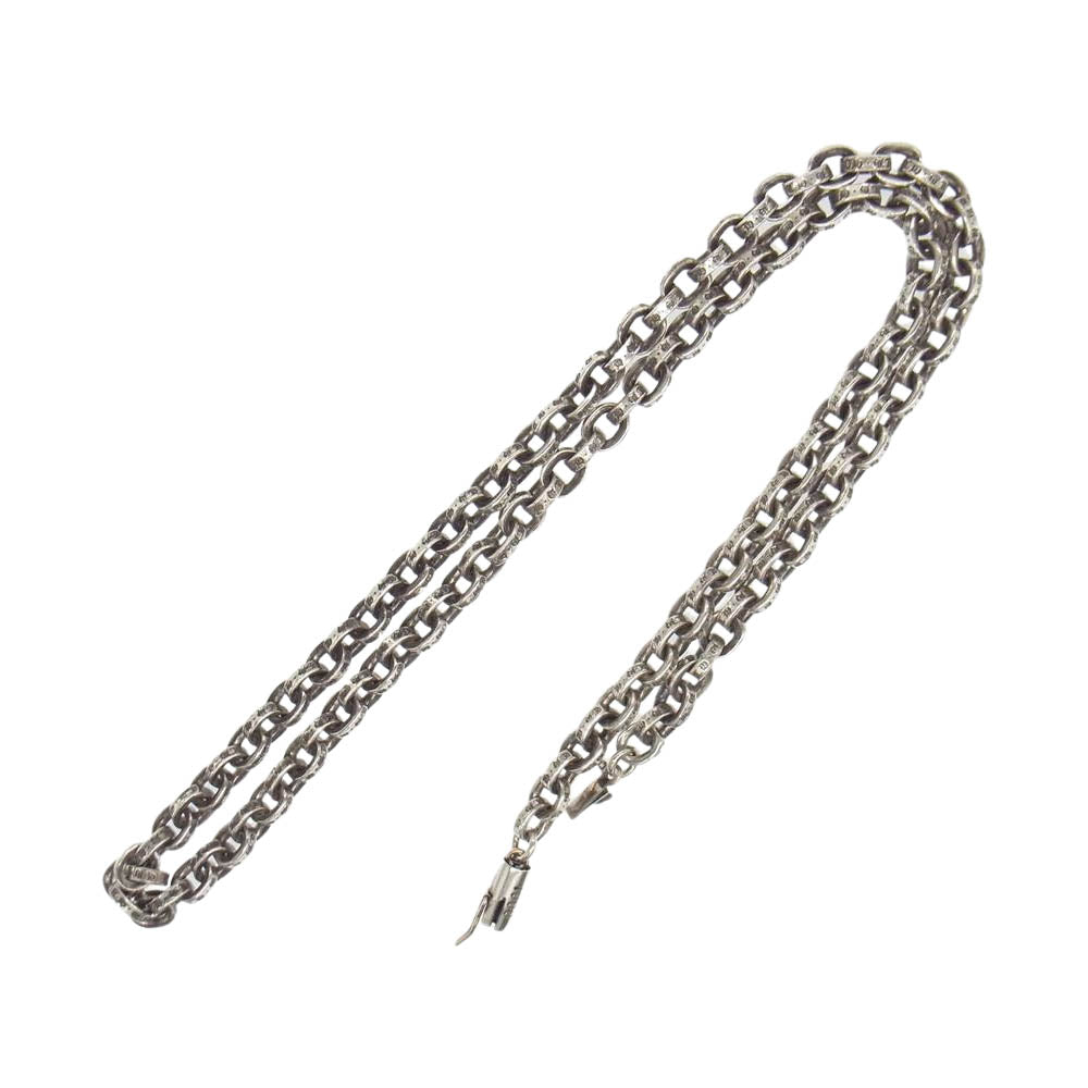 CHROME HEARTS クロムハーツ（原本有） PAPER CHAIN 18inch ペーパーチェーン ネックレス 18インチ シルバー系【中古】