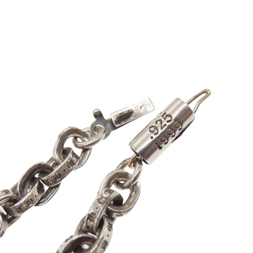 CHROME HEARTS クロムハーツ（原本有） PAPER CHAIN 18inch ペーパーチェーン ネックレス 18インチ シルバー系【中古】