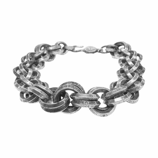 CHROME HEARTS クロムハーツ（原本無） 2 DOUBLE B RING ダブルB リング ブレスレット シルバー系【中古】