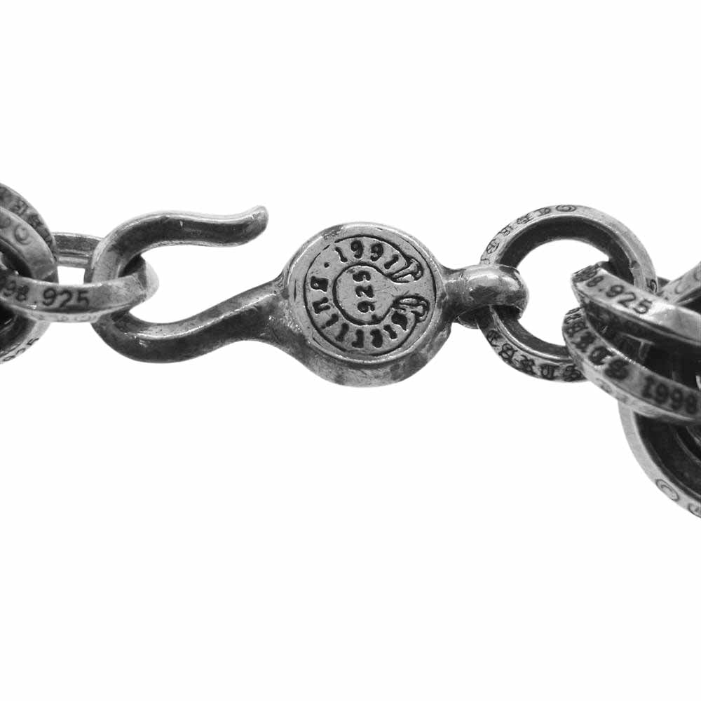 CHROME HEARTS クロムハーツ（原本無） 2 DOUBLE B RING ダブルB リング ブレスレット シルバー系【中古】