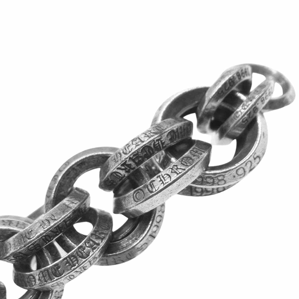 CHROME HEARTS クロムハーツ（原本無） 2 DOUBLE B RING ダブルB リング ブレスレット シルバー系【中古】