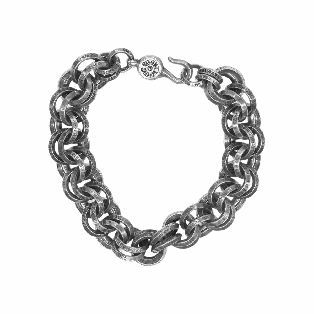 CHROME HEARTS クロムハーツ（原本無） 2 DOUBLE B RING ダブルB リング ブレスレット シルバー系【中古】
