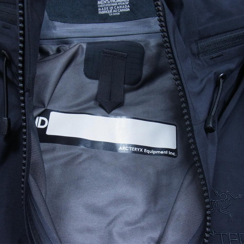 ARC'TERYX アークテリクス 13317 LEAF リーフ Alpha Jacket Gen 2 アルファ ジャケット ブラック系 S【新古品】【未使用】【中古】