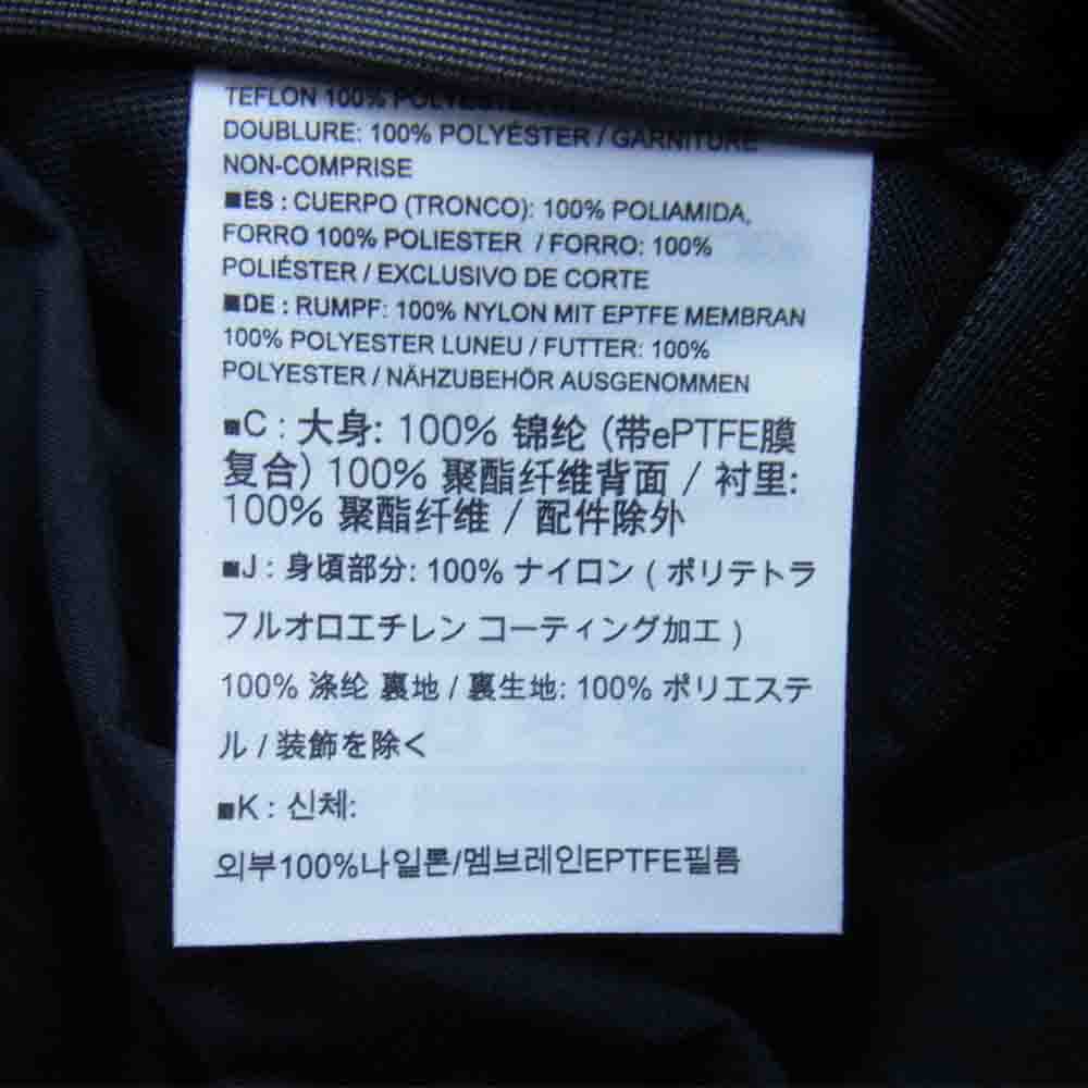 ARC'TERYX アークテリクス 13317 LEAF リーフ Alpha Jacket Gen 2 アルファ ジャケット ブラック系 S【新古品】【未使用】【中古】