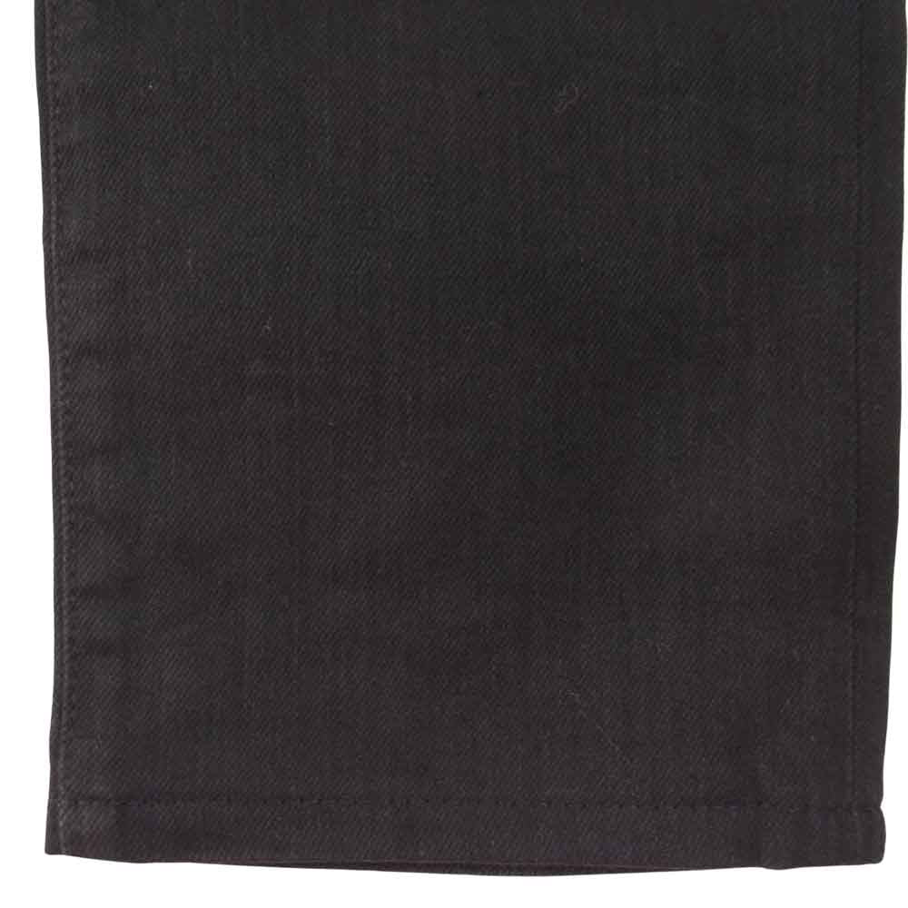 SAINT LAURENT サンローラン 国内正規品 472822 YS500 D03 M/SK-LW ストレッチ ブラック デニム ブラック系 31【中古】