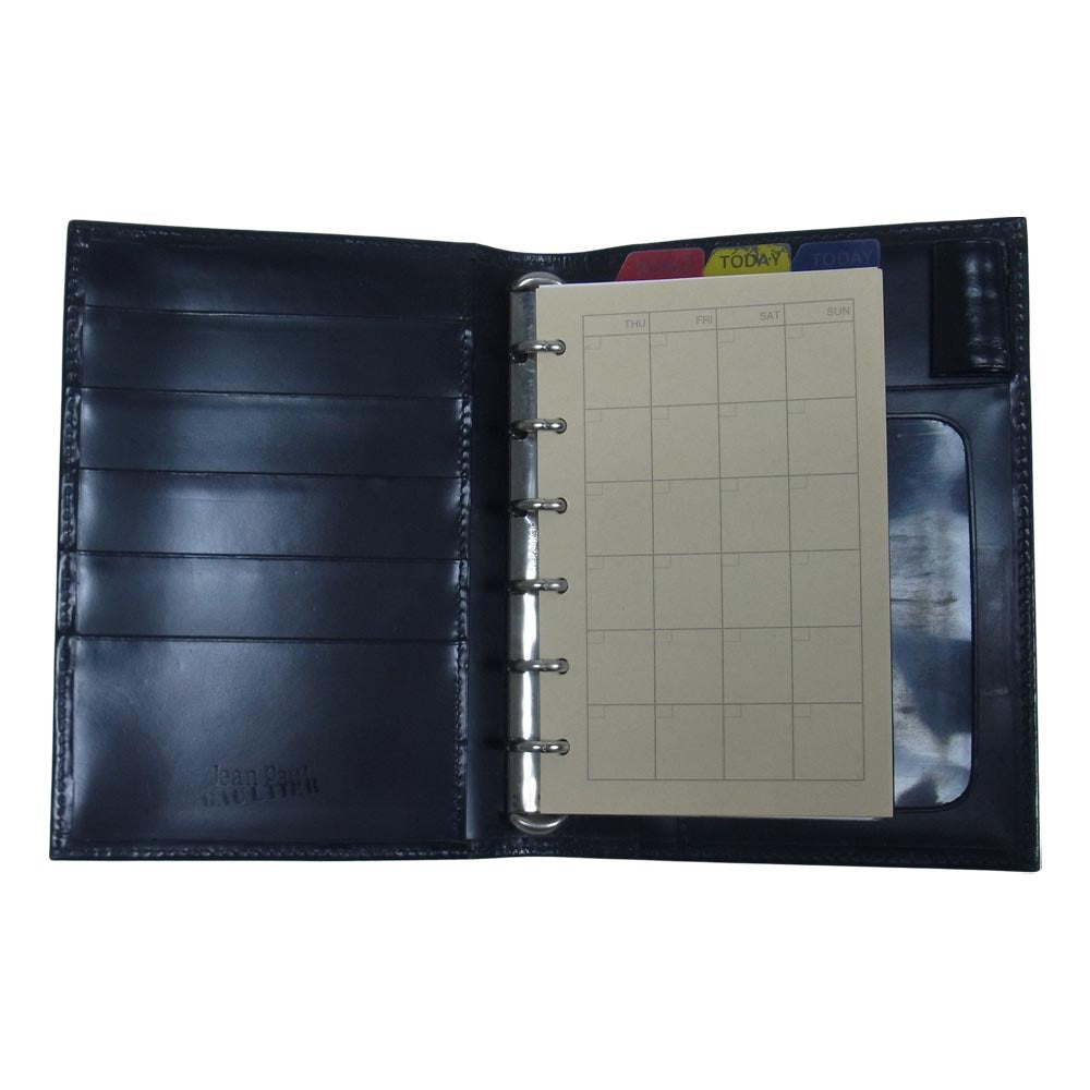 ジャンポール ゴルチエ 手帳カバー 小 ブラック系【中古】