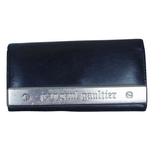 ジャンポール ゴルチエ 4連 キーケース ブラック系【中古】