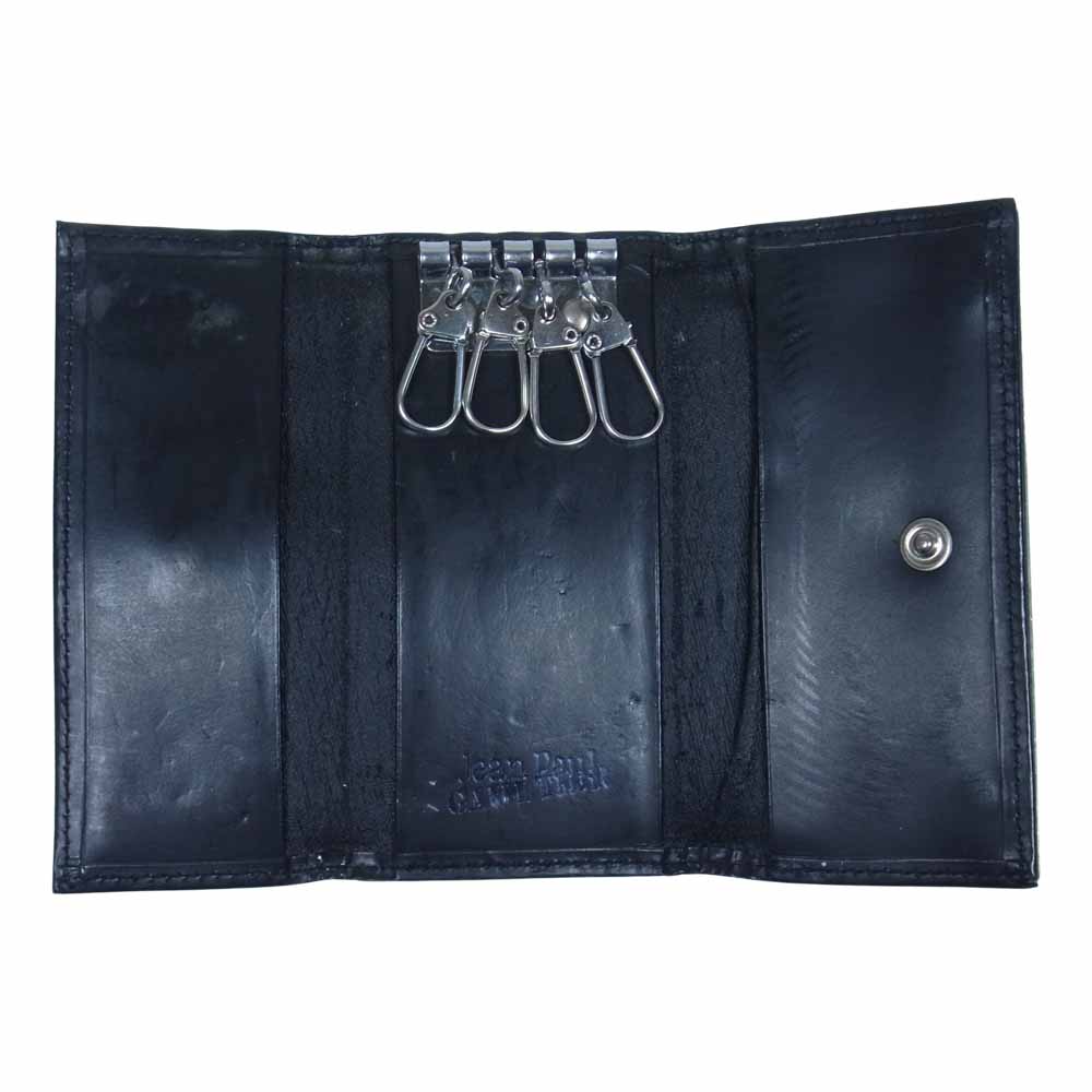 ジャンポール ゴルチエ 4連 キーケース ブラック系【中古】