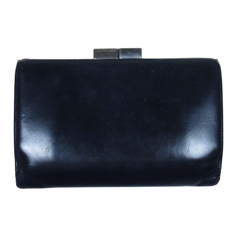 ジャンポール ゴルチエ がま口 ウォレット ブラック系【中古