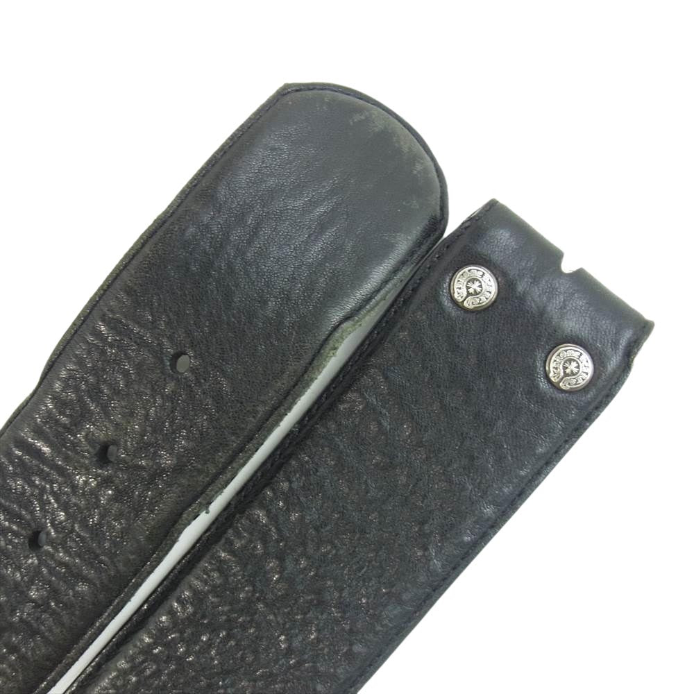 CHROME HEARTS クロムハーツ（原本無） ベルトストラップ ブラック系【中古】