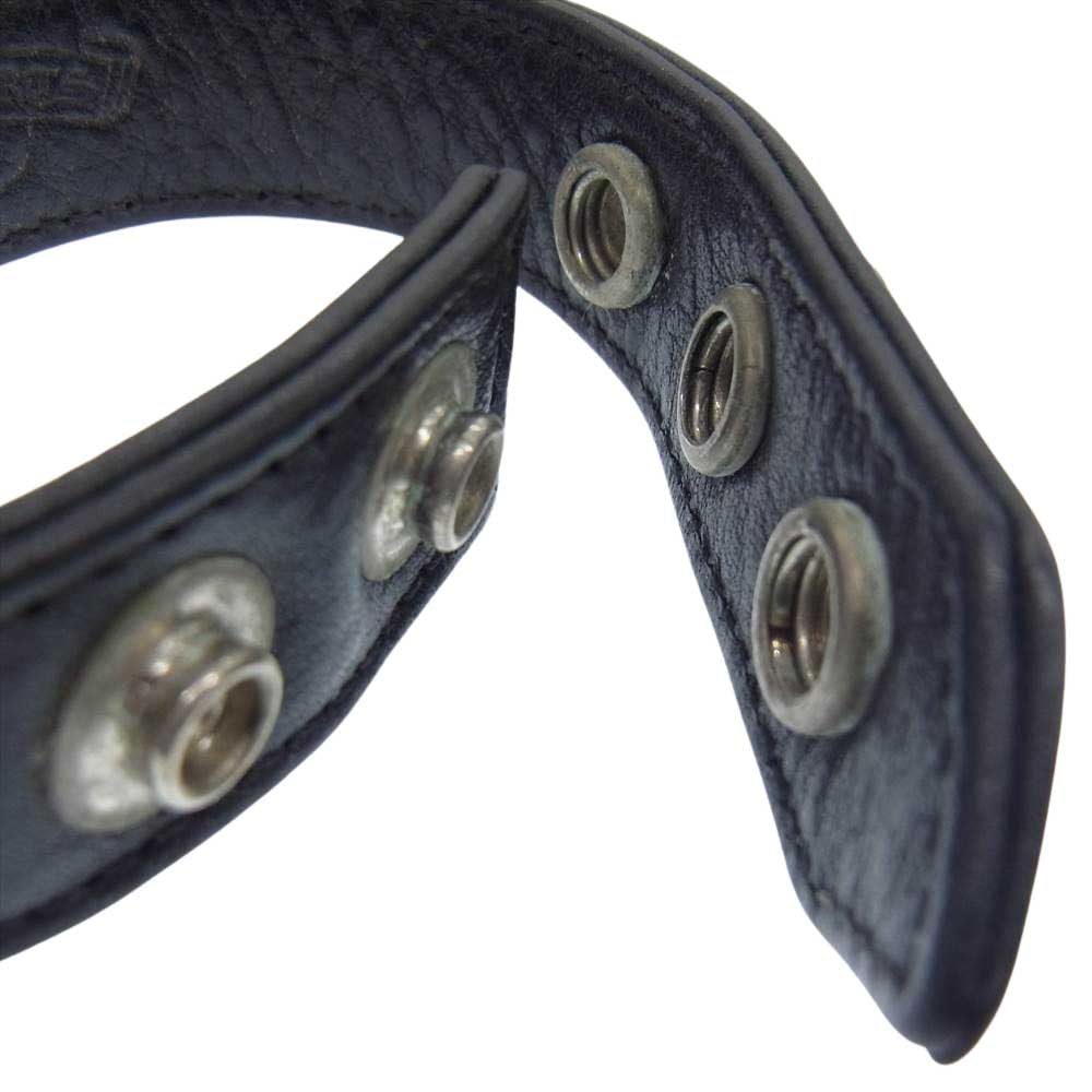 CHROME HEARTS クロムハーツ（原本無） 3BTN 2SNP マルチボタン スナップ ブレスレット ブラック系【中古】