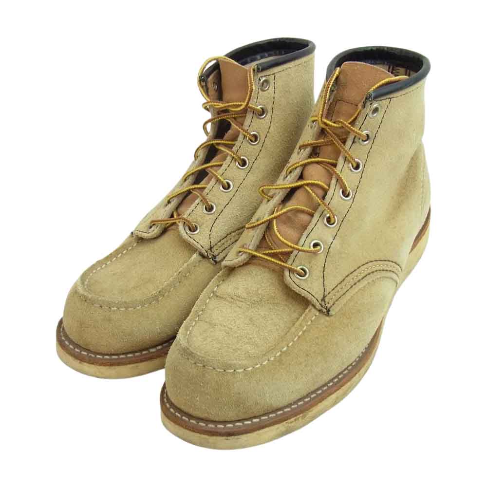 RED WING レッドウィング 8173 6 CLASSIC MOC クラシック モックトゥ スエード ブーツ ベージュ系 US9E【中古】