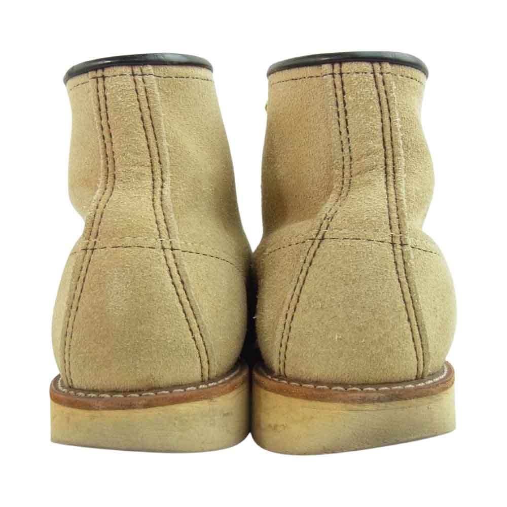 RED WING レッドウィング 8173 6 CLASSIC MOC クラシック モックトゥ スエード ブーツ ベージュ系 US9E【中古】
