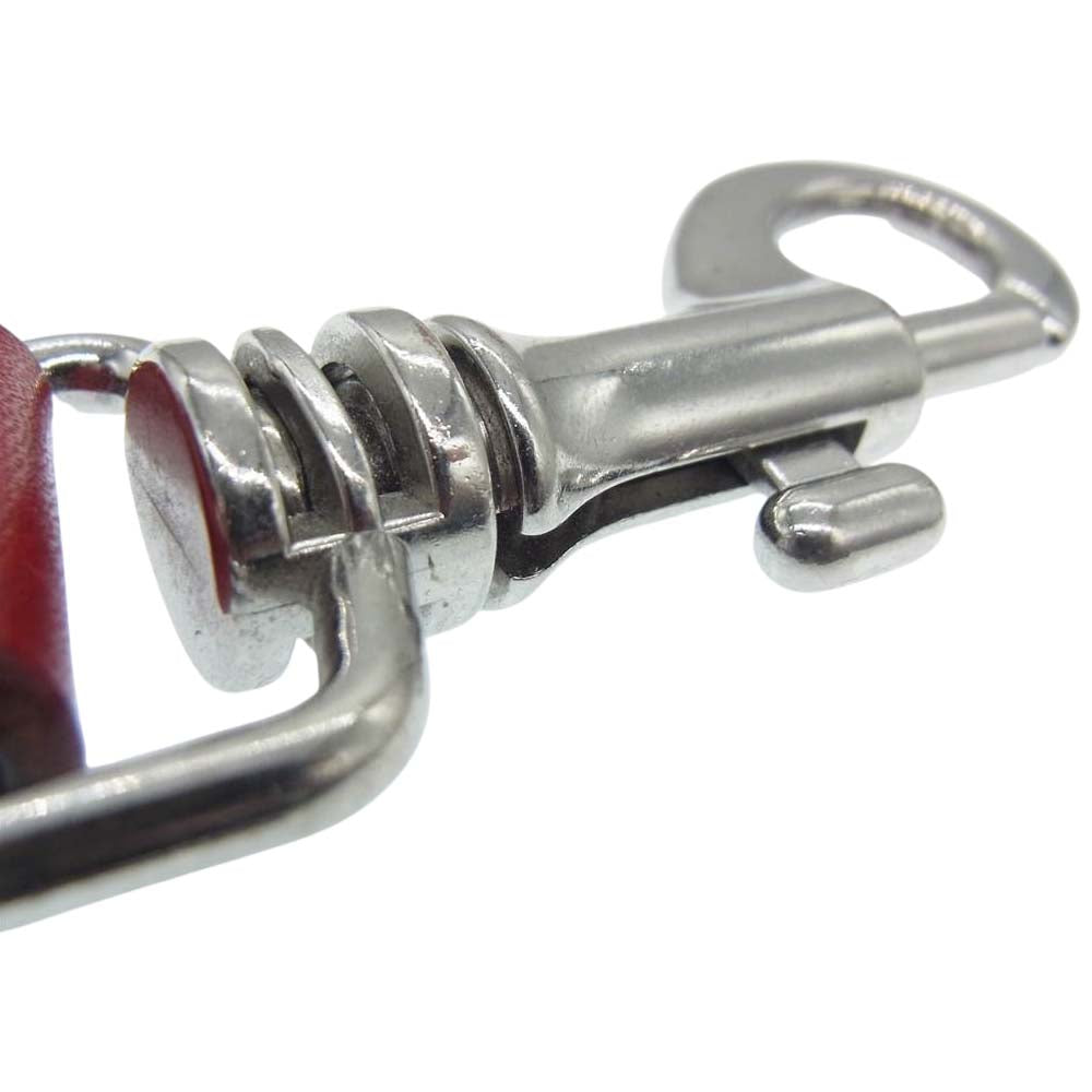 Supreme シュプリーム 21SS Leather Key Loop キーループ キーホルダー レッド系【中古】