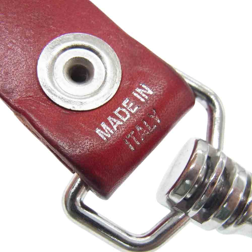 Supreme シュプリーム 21SS Leather Key Loop キーループ キーホルダー レッド系【中古】