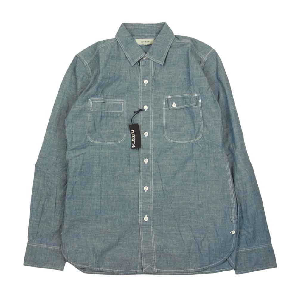 nonnative ノンネイティブ HUNTER SHIRTS デニム シャンブレー 長袖シャツ インディゴブルー系 2【中古】
