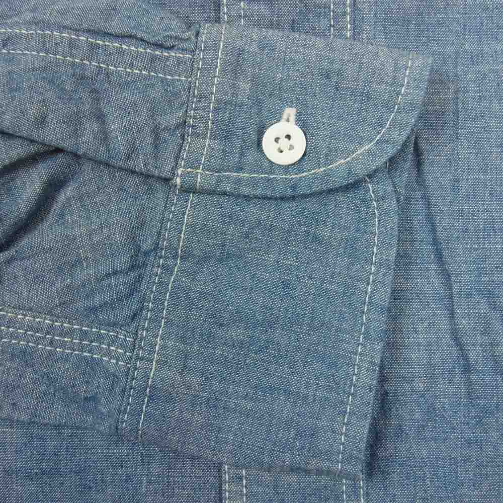 nonnative ノンネイティブ HUNTER SHIRTS デニム シャンブレー 長袖シャツ インディゴブルー系 2【中古】