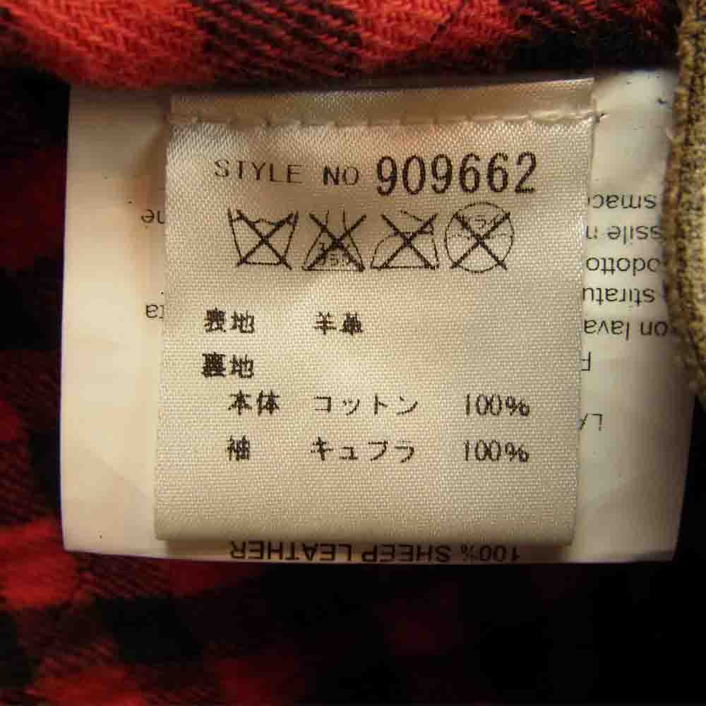 GOLDEN GOOSE ゴールデングース 909662 国内正規品 イタリア製 ヴィンテージ加工 シープレザー スタッズ ライダース ジャケット ブラック系 S【中古】