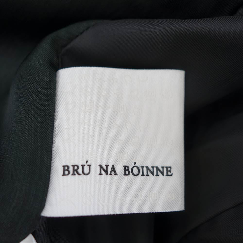 BRU NA BOINNE ブルーナボイン 5L-0007 スカイジャケット ホースハイド レザー ダブルライダース ジャケット グレー系 XL【中古】