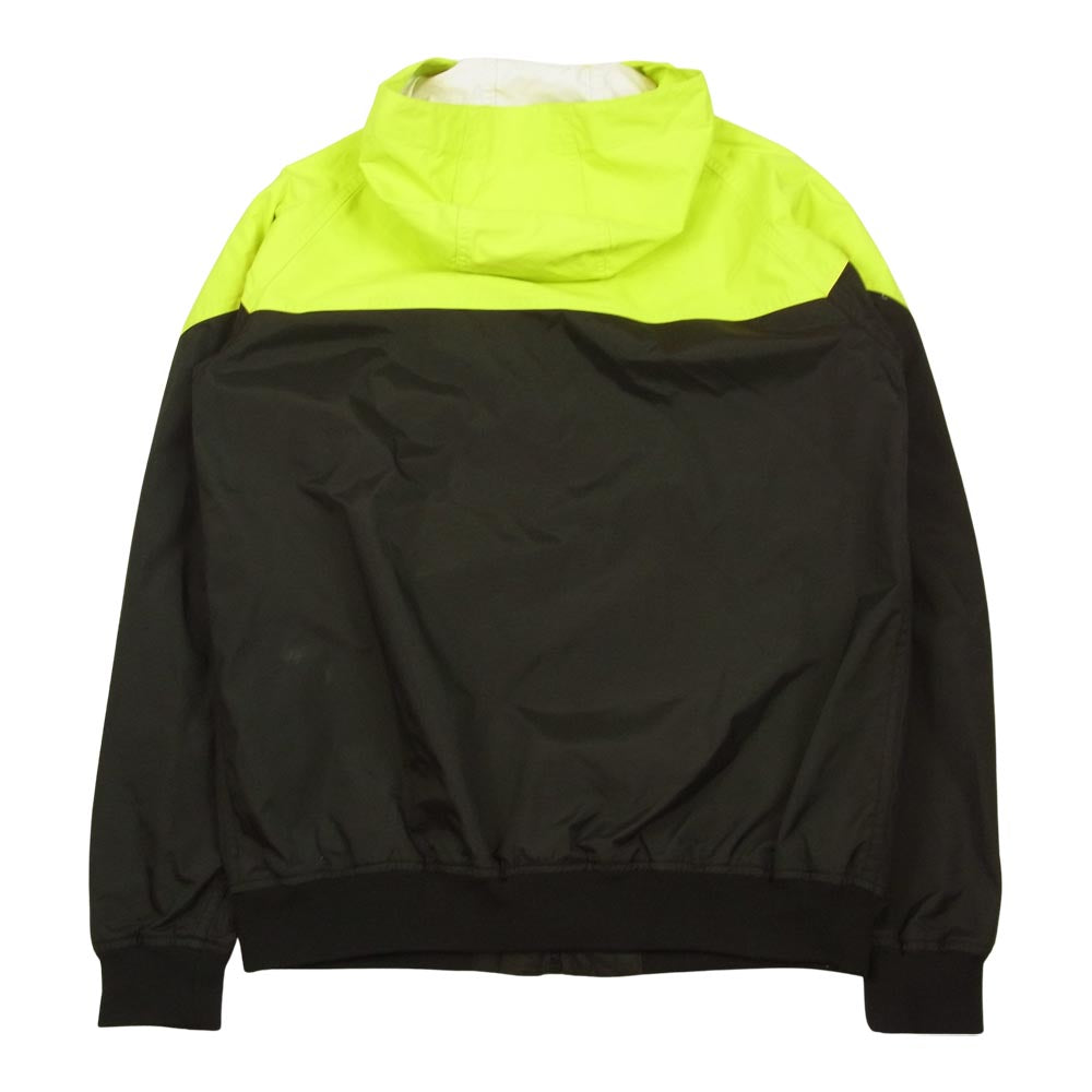 STUSSY ステューシー ナイロン フルジップ フーデッド ジャケット ブラック系 M【中古】